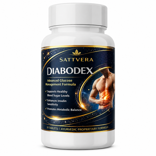 Diabodex Ayurvedic Blood Sugar Support Tablets | Glucose Management Formula (30 Tablets) Main Image