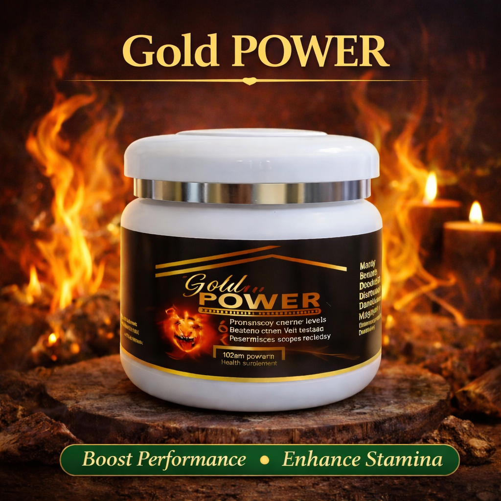 Golden Power Powder Ayurvedic Powder for Men – Energy, Strength & Vitality Support
