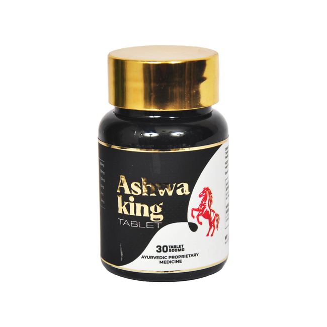 Ashwa King Ayurvedic Tablets – 30 Tablets | Herbal Wellness Formula Main Image